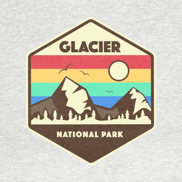 Glacier National Park Retro by roamfree